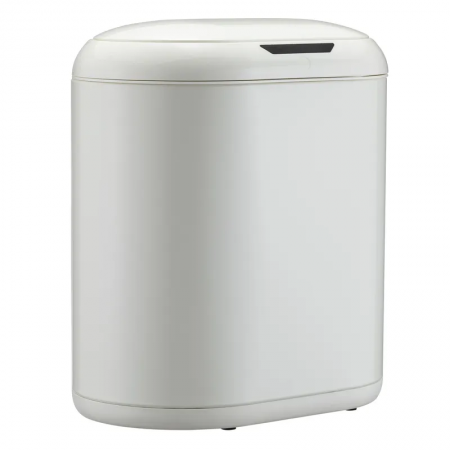 Ведро для мусора Topper-TC-0112/сенсорное/овальное/White/12л (MI7082)
